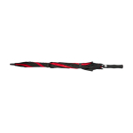 Parapluie de golf bicolore en polyester coupe-vent 30” Ø106 couleur rouge troisième vue frontale