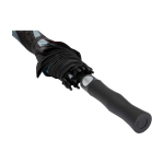 Parapluie de golf bicolore en polyester coupe-vent 30” Ø106 couleur gris vue détail 3