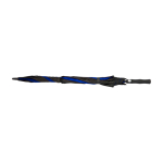 Parapluie de golf bicolore en polyester coupe-vent 30” Ø106 couleur bleu roi troisième vue frontale