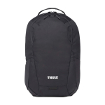 Sac à dos recyclé pour ordinateur avec poche frontale Thule Lumion 16” couleur noir deuxième vue frontale