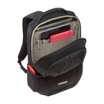 Sac à dos recyclé pour ordinateur avec poche frontale Thule Lumion 16” couleur noir troisième vue