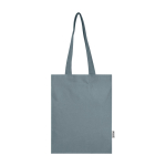 Tote bag en coton recyclé et RPET 7 L 140 g/m² couleur gris deuxième vue frontale