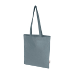 Tote bag en coton recyclé et RPET 7 L 140 g/m² couleur gris