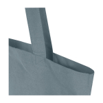 Tote bag en coton recyclé et RPET 7 L 140 g/m² couleur gris vue détail 1