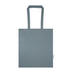 Tote bag en coton recyclé et RPET 7 L 140 g/m² couleur gris troisième vue frontale