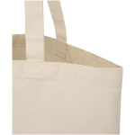 Tote bag en coton recyclé personnalisé et RPET 7 L 140 g/m² couleur naturel vue détail 1