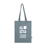 Tote bag en coton recyclé et RPET 7 L 140 g/m² avec zone d'impression