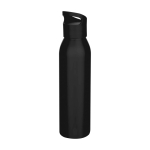 Gourde en acier inoxydable recyclé simple paroi 650 ml couleur noir