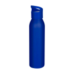 Gourde en acier inoxydable recyclé simple paroi 650 ml couleur bleu