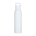 Gourde en acier inoxydable recyclé simple paroi 650 ml couleur blanc deuxième vue frontale