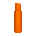 Gourde en acier inoxydable recyclé simple paroi 650 ml couleur orange