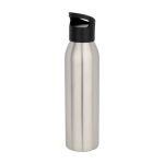 Gourde en acier inoxydable recyclé simple paroi 650 ml couleur gris clair