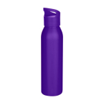 Gourde en acier inoxydable recyclé simple paroi 650 ml couleur mauve