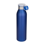 Bouteille en acier inoxydable recyclé avec anse ronde 650 ml couleur bleu roi