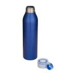 Bouteille en acier inoxydable recyclé avec anse ronde 650 ml couleur bleu roi deuxième vue