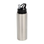 Gourde en acier inoxydable recyclé simple paroi 800 ml couleur gris