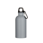 Bouteille mate en acier inoxydable recyclé simple paroi 400 ml avec zone d'impression