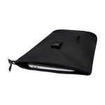 Sac à dos roll-top en cuir synthétique imperméable pour PC 15” couleur noir deuxième vue