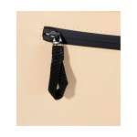 Sac à dos roll-top en cuir synthétique imperméable pour PC 15” couleur ivoire vue détail 1