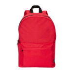 Sac à dos urbain écologique et déperlant 16 L pour PC 14” couleur rouge deuxième vue frontale