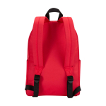 Sac à dos urbain écologique et déperlant 16 L pour PC 14” couleur rouge deuxième vue arrière