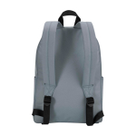 Sac à dos urbain écologique et déperlant 16 L pour PC 14” couleur gris deuxième vue arrière