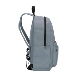 Sac à dos urbain écologique et déperlant 16 L pour PC 14” couleur gris vue latérale