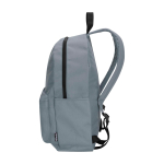 Sac à dos urbain écologique et déperlant 16 L pour PC 14” couleur gris deuxième vue latérale