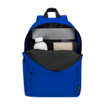 Sac à dos urbain écologique et déperlant 16 L pour PC 14” couleur bleu roi deuxième vue
