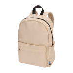 Sac à dos urbain écologique et déperlant 16 L pour PC 14” couleur ivoire