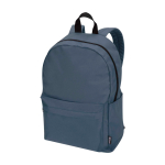 Sac à dos urbain écologique et déperlant 16 L pour PC 14” couleur cyan