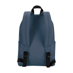 Sac à dos urbain écologique et déperlant 16 L pour PC 14” couleur cyan deuxième vue arrière