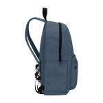 Sac à dos urbain écologique et déperlant 16 L pour PC 14” couleur cyan vue latérale