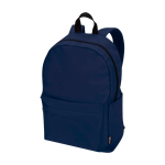 Sac à dos urbain écologique et déperlant 16 L pour PC 14” couleur bleu marine