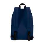 Sac à dos urbain écologique et déperlant 16 L pour PC 14” couleur bleu marine deuxième vue arrière