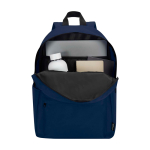 Sac à dos urbain écologique et déperlant 16 L pour PC 14” couleur bleu marine deuxième vue