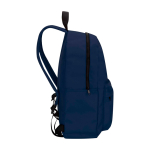 Sac à dos urbain écologique et déperlant 16 L pour PC 14” couleur bleu marine vue latérale