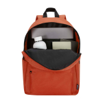 Sac à dos urbain écologique et déperlant 16 L pour PC 14” couleur saumon deuxième vue