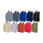 Sac à dos urbain écologique et déperlant 16 L pour PC 14” couleur saumon deuxième vue en couleurs