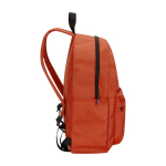 Sac à dos urbain écologique et déperlant 16 L pour PC 14” couleur saumon vue latérale
