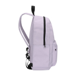 Sac à dos urbain écologique et déperlant 16 L pour PC 14” couleur lilas vue latérale