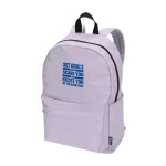 Sac à dos urbain écologique et déperlant 16 L pour PC 14” couleur lilas vue impression transfert
