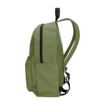 Sac à dos urbain écologique et déperlant 16 L pour PC 14” couleur vert olive deuxième vue latérale