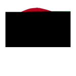 Bonnet côtelé polyvalent idéal pour les climats froids Elevate™ couleur rouge deuxième vue frontale