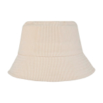 Bob en velours côtelé recyclé et coton 280 g/m² couleur sable deuxième vue arrière