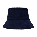 Bob en velours côtelé recyclé et coton 280 g/m² couleur bleu marine deuxième vue arrière