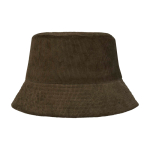 Bob en velours côtelé recyclé et coton 280 g/m² couleur vert foncé deuxième vue arrière