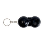 Porte-clés antistress ludique, idéal pour se détendre et se distraire couleur noir deuxième vue arrière