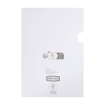 Carnet A5 à couverture rigide en plastique recyclé avec agenda couleur noir deuxième vue avec boîte