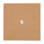 Mini bloc 125 notes adhésives petites colorées et 25 grandes couleur naturel vue avec impression sérigraphique